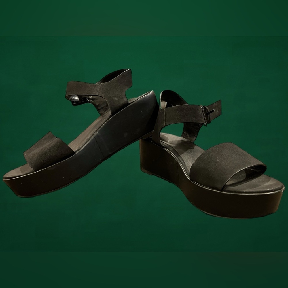 A New Day Women’s Black Platform Sandals - Size 8​